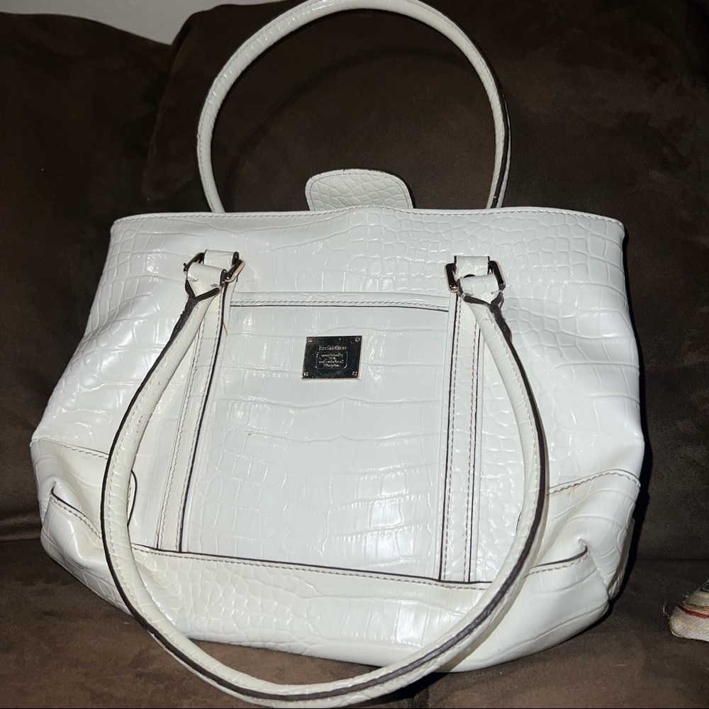 LIZ CLAIBORNE SNAKESKIN BAG (FAUX) USED